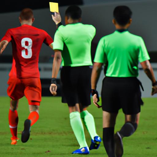 Cầu thủ nhận thẻ đỏ trong trận đấu tại Asian Cup.