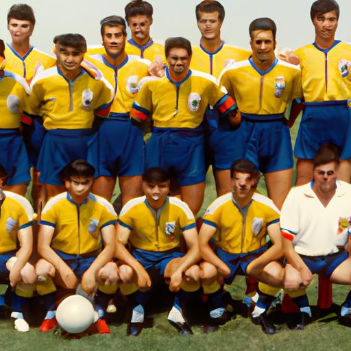 Đội tuyển Romania chụp ảnh tập thể trong World Cup 1994