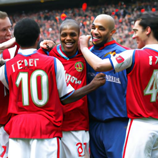 Henry và những người bạn đồng đội tại Arsenal